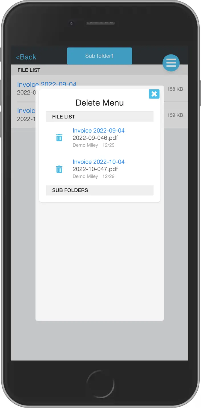 Storage - delete file