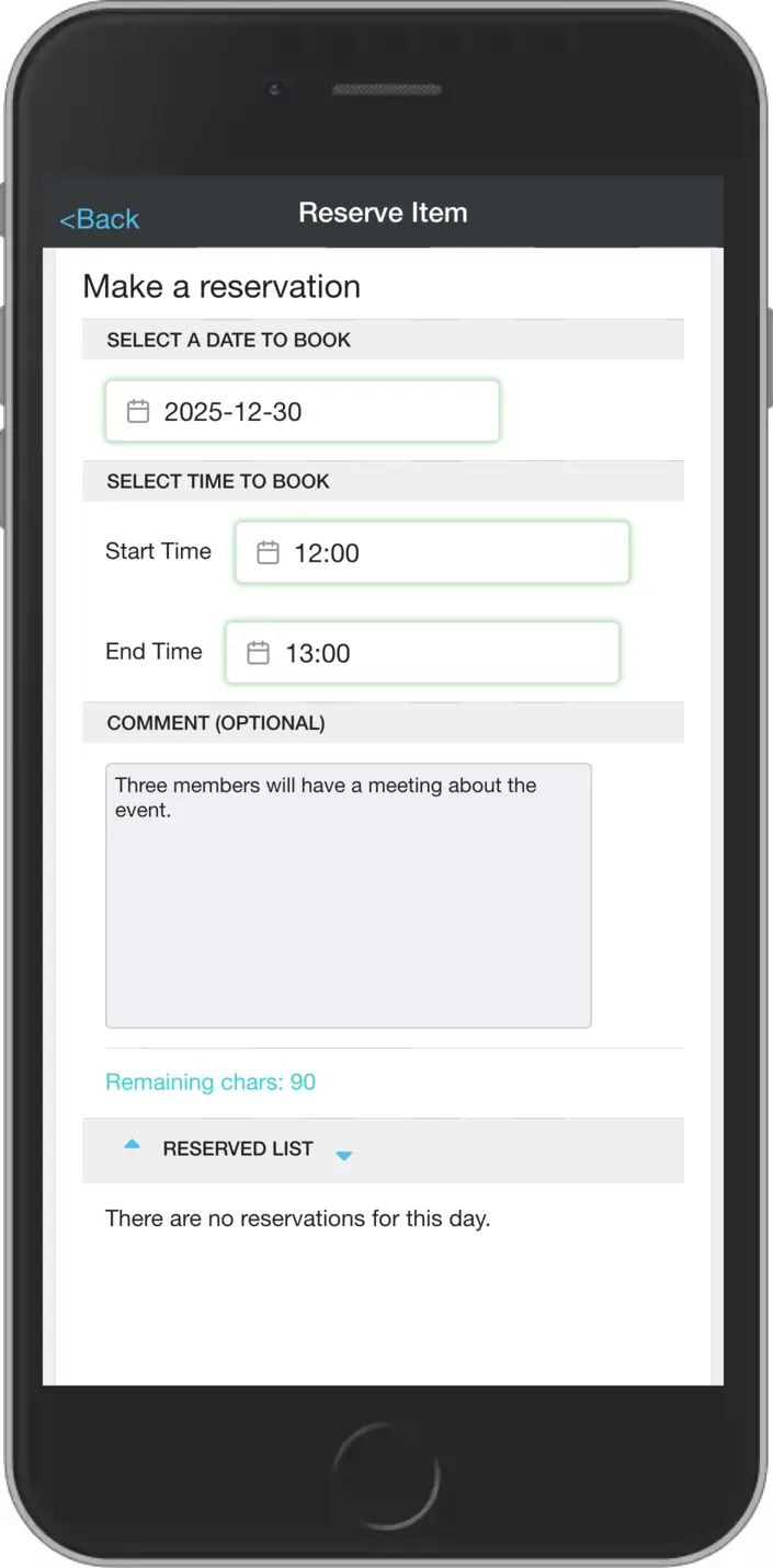 Reservation (bottom)