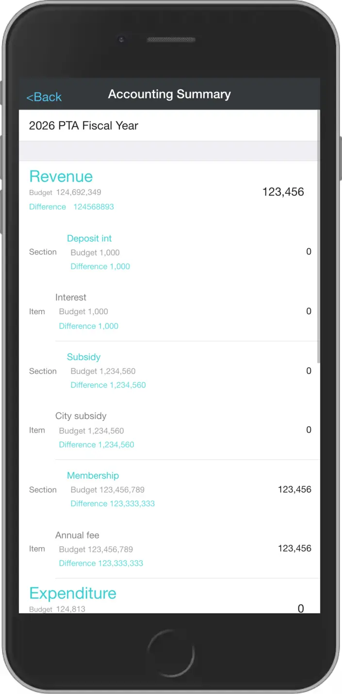 Accounting fiscal year aggregation