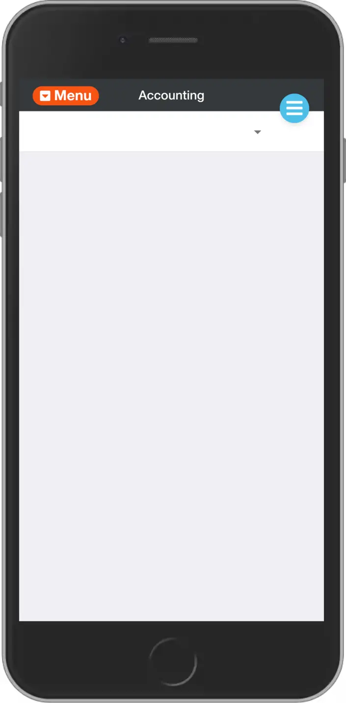 Accounting top screen