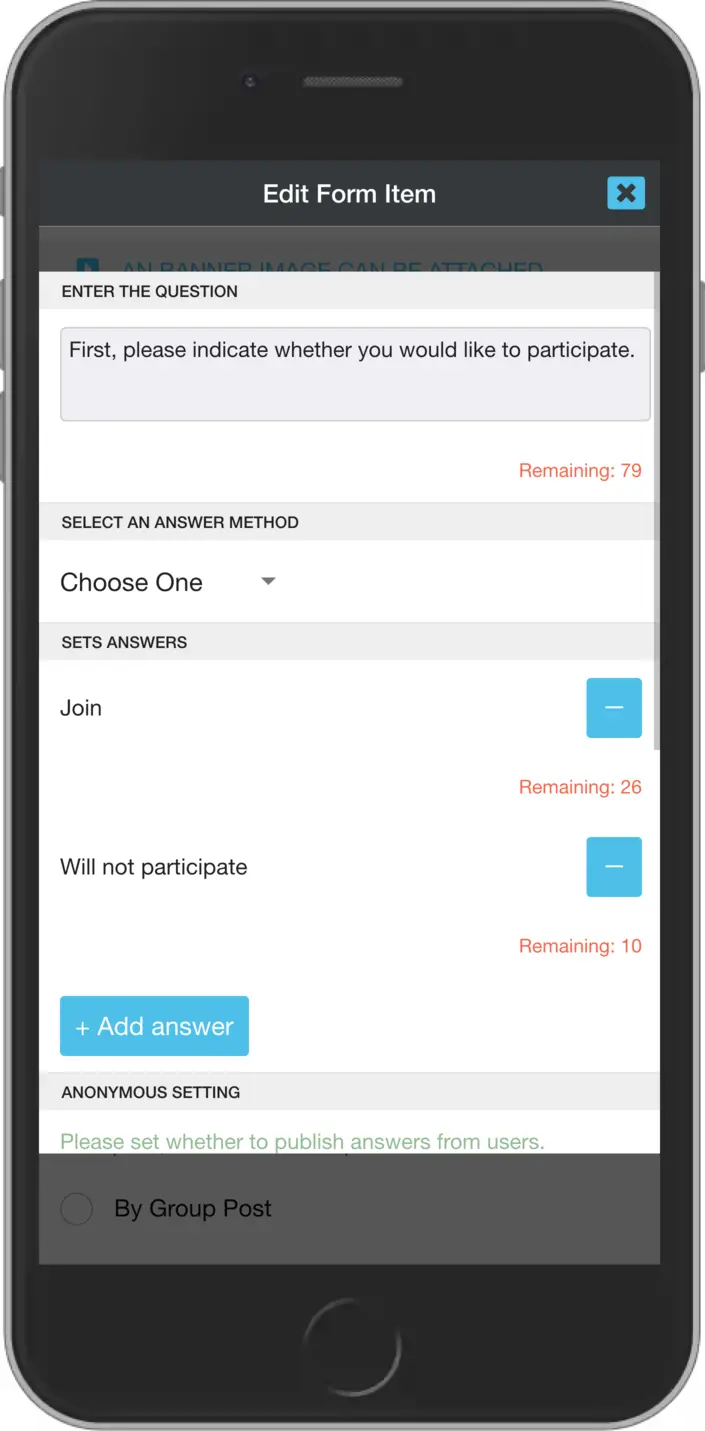 Form create screen 3